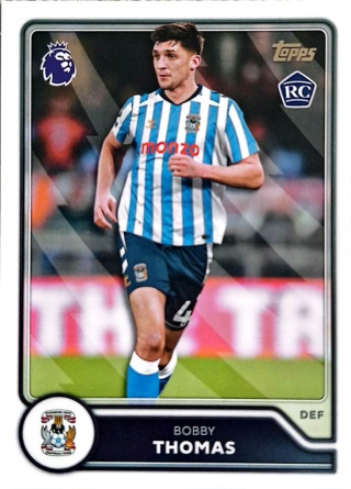 262 Bobby Thomas RC Coventry City Base Topps Premier League 2026/27