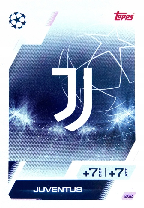 262 Team Badge Juventus Base Match Attax 2025/26