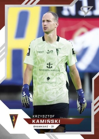 252	Krzysztof Kamiński Pogoń Szczecin Base card Sportzoo Ekstraklasa 25/26 seria 2