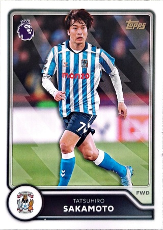 270 Tatsuhiro Sakamoto Coventry City Base Topps Premier League 2026/27