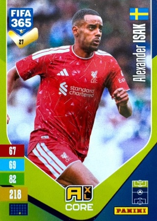 27 Alexander Isak Liverpool Base FIFA 365 2027