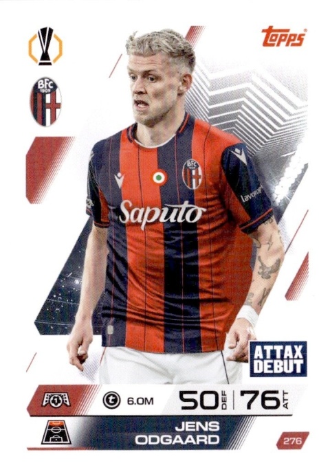 276 Jens Odgaard Bologna Base Match Attax 2025/26