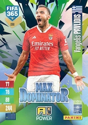286 Vangelis Pavlidis SL Benfica Max Dominator FIFA 365 2027