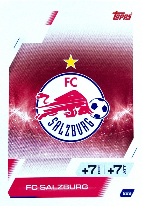 289 Team Badge FC Salzburg Base Match Attax 2025/26