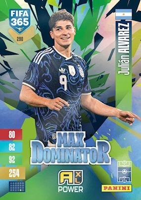 290 Julián Alvarez Argentina Max Dominator FIFA 365 2027