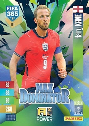 291 Harry Kane England Max Dominator FIFA 365 2027