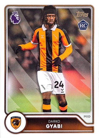 293 Darko Gyabi RC Hull City Base Topps Premier League 2026/27