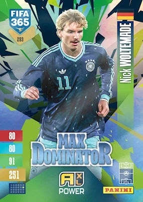 293 Nick Woltemade Germany Max Dominator FIFA 365 2027