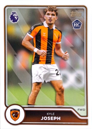 299 Kyle Joseph RC Hull City Base Topps Premier League 2026/27