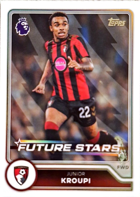 4 Junior Kroupi Bournemouth Future Stars Topps Premier League 2026/27