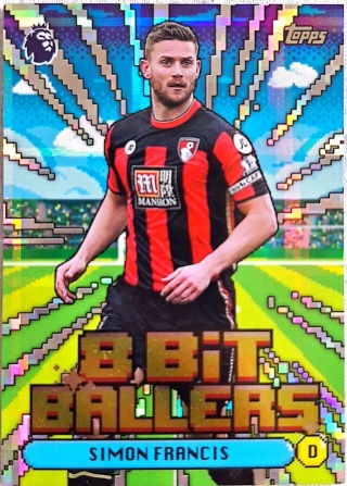 8B4 Simon Francis Bournemouth 8 Bit Ballers Topps Premier League 2026/27