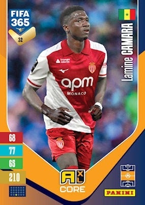 32 Lamine Camara AS Monaco Base FIFA 365 2027