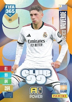 321 Federico Valverde Real Madryt Club 99 FIFA 365 2027