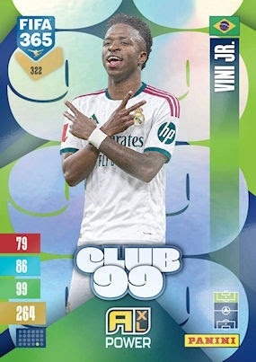 322 Vini Jr. Real Madryt Club 99 FIFA 365 2027