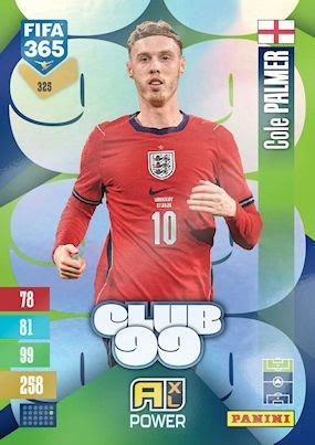 325 Cole Palmer England Club 99 FIFA 365 2027