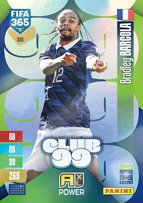 326 Bradley Barcola France Club 99 FIFA 365 2027