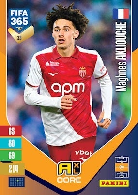 33 Maghnes Akliouche AS Monaco Base FIFA 365 2027