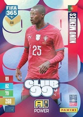 330 Nuno Mendes Portugal Club 99 FIFA 365 2027