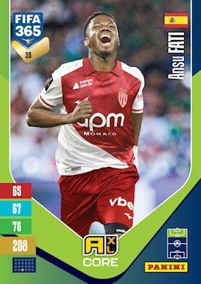 35 Ansu Fati AS Monaco Base FIFA 365 2027