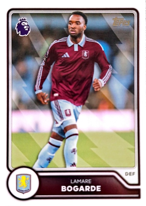 38 Lamare Bogarde Aston Villa Base Topps Premier League 2026/27