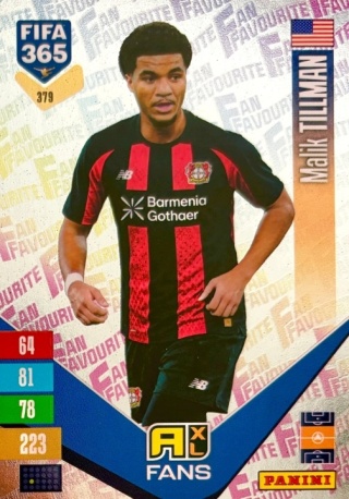 379 Malik Tillman Bayer 04 Leverkusen Fan Favourite FIFA 365 2027