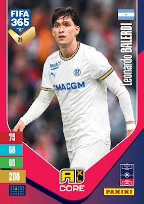 39 Leonardo Balerdi Olympique de Marseille Base FIFA 365 2027