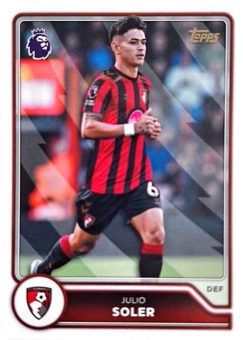 50 Julio Soler Bournemouth Base Topps Premier League 2026/27