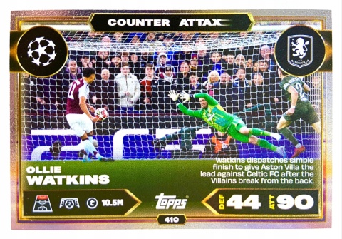 410 Ollie Watkins Aston Villa Counter Attax Match Attax 2025/26