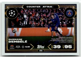 413 Ousmane Dembélé PSG Counter Attax Match Attax 2025/26