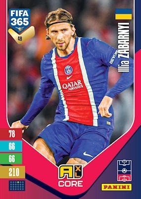 48 Illia Zabarnyi PSG Base FIFA 365 2027