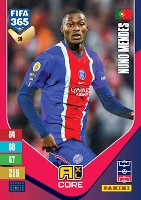 50 Nuno Mendes Paris Saint-Germain Base FIFA 365 2027