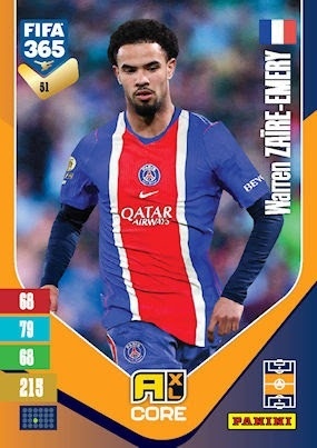 51 Warren Zaïre-Emery PSG Base FIFA 365 2027