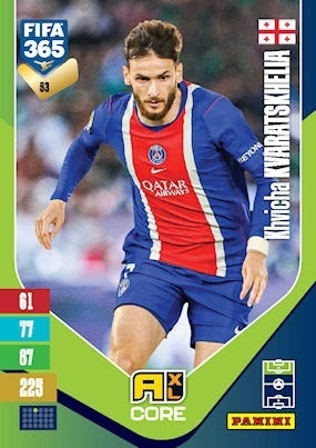 53 Khvicha Kvaratskhelia Paris Saint-Germain Base FIFA 365 2027