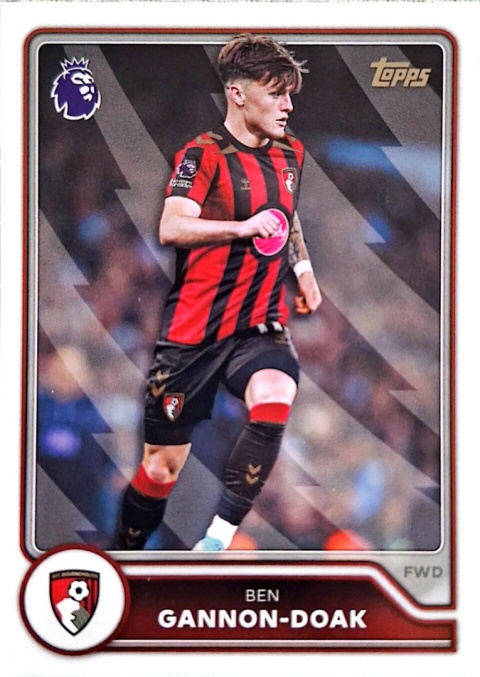 59 Ben Gannon-Doak Bournemouth Base Topps Premier League 2026/27