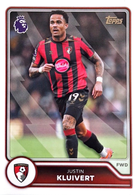 60 Justin Kluivert Bournemouth Base Topps Premier League 2026/27