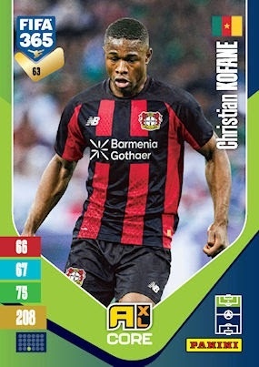 63 Christian Kofane Bayer 04 Leverkusen Base FIFA 365 2027