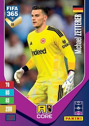 64 Michael Zetterer Eintracht Frankfurt Base FIFA 365 2027