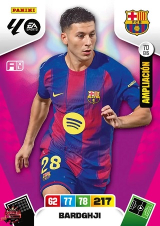 70bis Bardghji Fc Barcelona Base/Ampliacion La Liga 2025/26 Panini