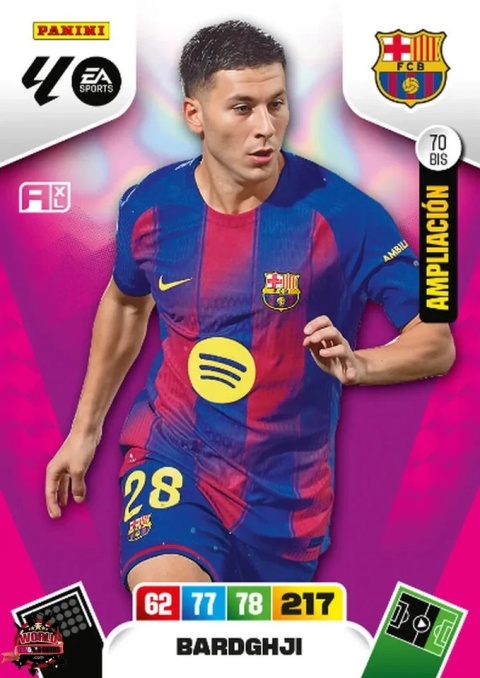 70bis Bardghji Fc Barcelona Base/Ampliacion La Liga 2025/26 Panini