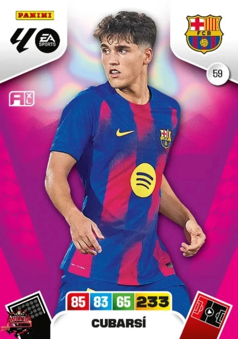 59 Cubarsí FC Barcelona Base La Liga 2025/26 Panini
