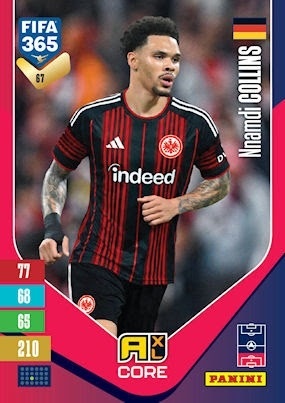 67 Nnamdi Collins Eintracht Frankfurt Base FIFA 365 2027