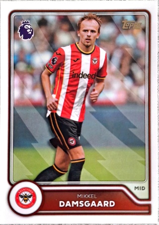 70 Mikkel Damsgaard Brentford Base Topps Premier League 2026/27