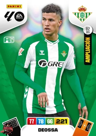 82bis Deossa Real Betis Base/Ampliacion La Liga 2025/26 Panini