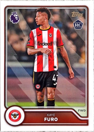 72 Kaye Furo RC Brentford Base Topps Premier League 2026/27