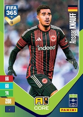 72 Ansgar Knauff Eintracht Frankfurt Base FIFA 365 2027