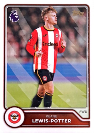 74 Keane Lewis-Potter Brentford Base Topps Premier League 2026/27