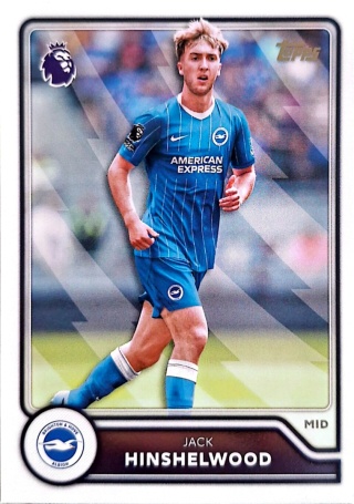 81 Jack Hinshelwood Brighton Base Topps Premier League 2026/27