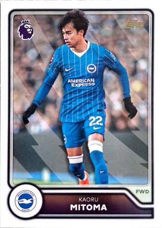 86 Kaoru Mitoma Brighton Base Topps Premier League 2026/27