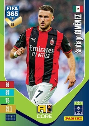 88 Santiago Giménez AC Milan Base FIFA 365 2027