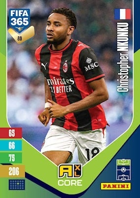 89 Christopher Nkunku AC Milan Base FIFA 365 2027